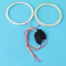 2pcs Headcar light COB Angel Eye LED Lamp Circle Ring Decoration car lights