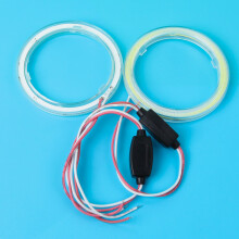 2pcs Headcar light COB Angel Eye LED Lamp Circle Ring Decoration car lights