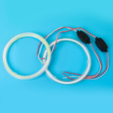 2pcs Headcar light COB Angel Eye LED Lamp Circle Ring Decoration car lights