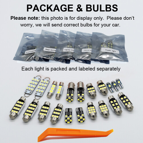 LED Interior car light Kit For BMW 1 3 5 6 7 Series E87 E81 F20 E46 E90 2