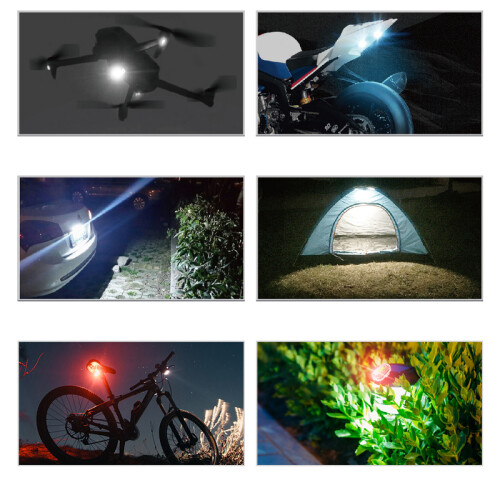 Strobe car lights For Motorcycle Led Flash Anti-collision Warning Lamp 1