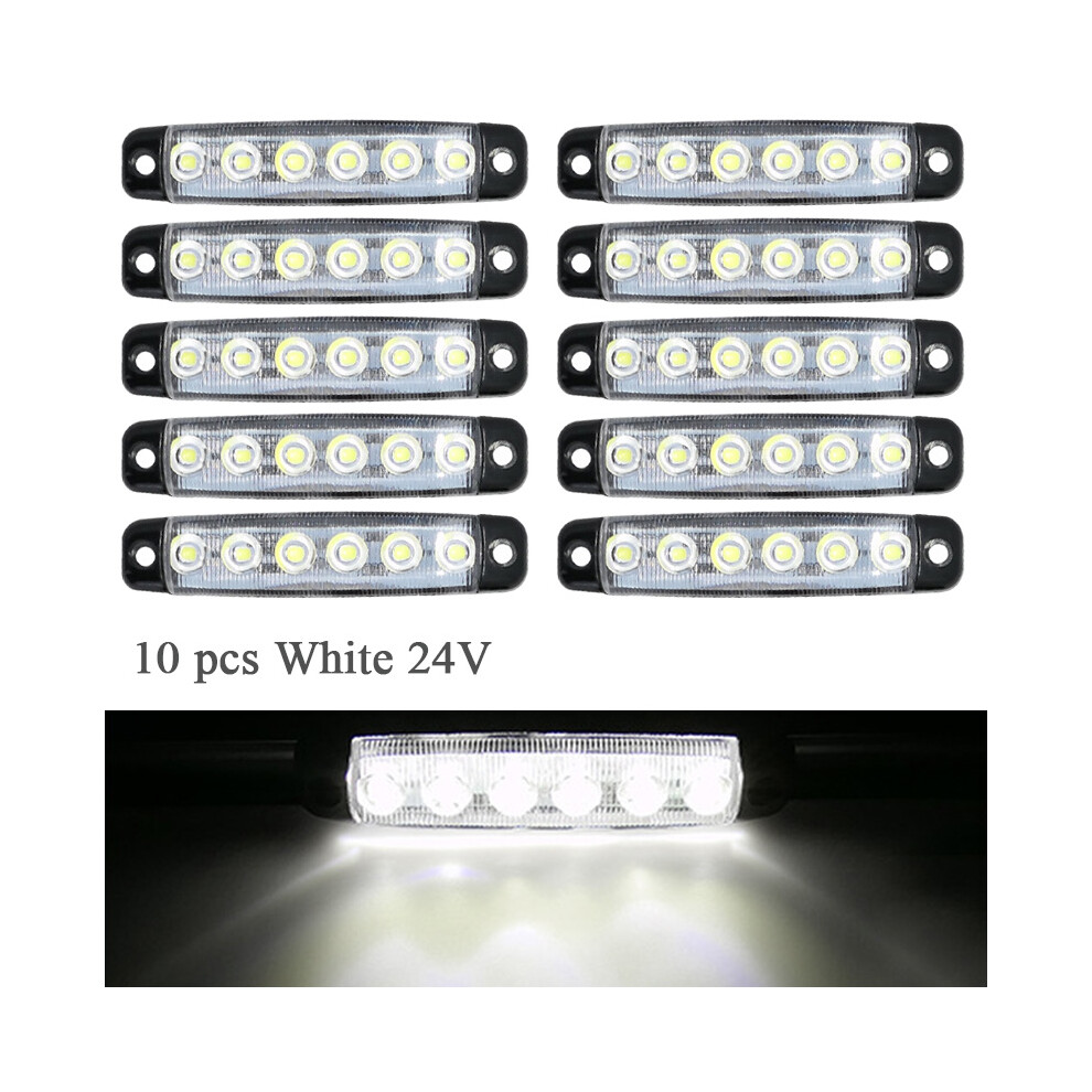 10Pcs 24V Led Side Marker Car Lights External Car Lights Warning Tail 9158106954022