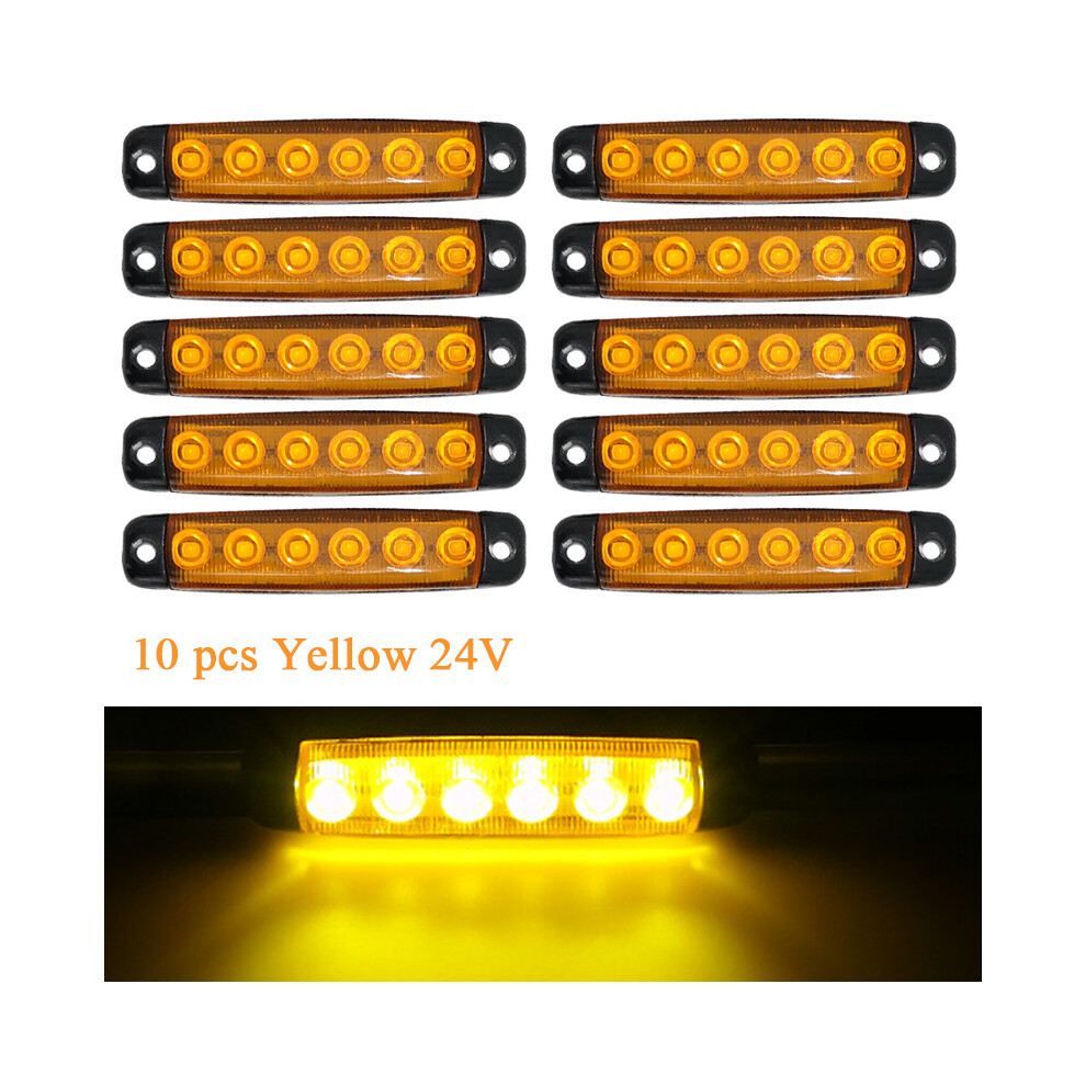 10Pcs 24V Led Side Marker Car Lights External Car Lights Warning Tail 9158106954626