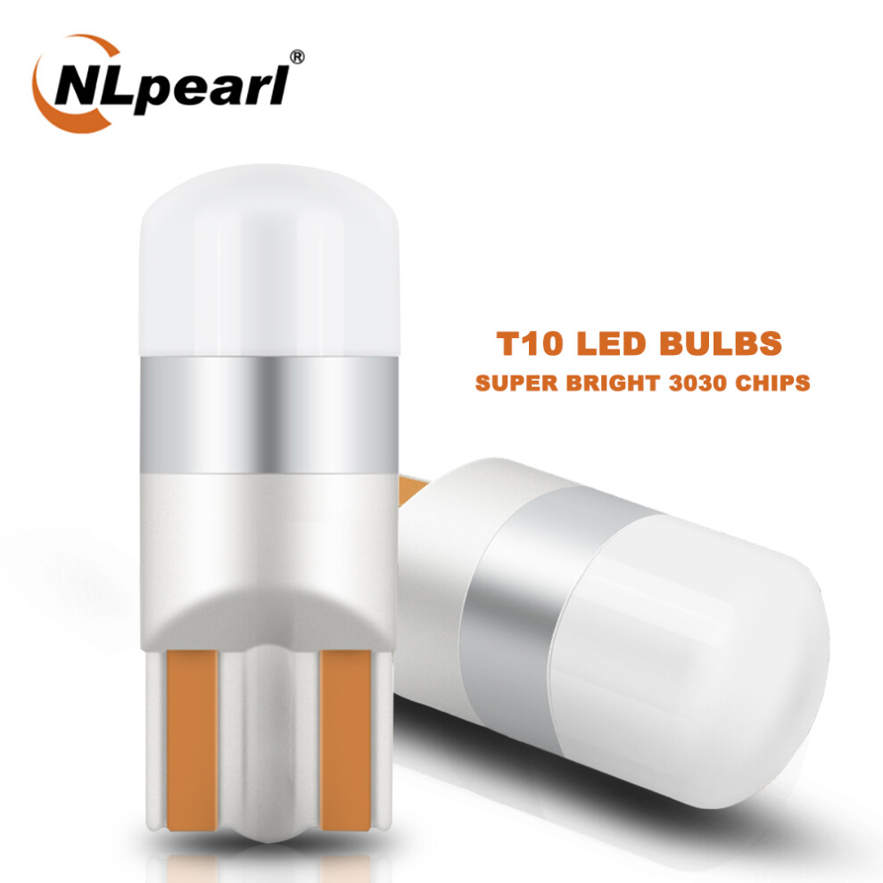 Nlpearl 2/4X Signal Lamp T10 W5w Led Bulbs 3030 1Smd W5w Led Canbus 194 9158106961549