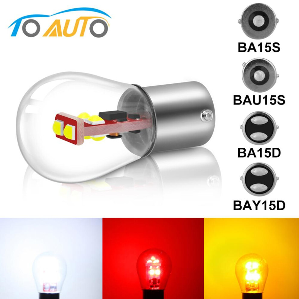 1Pcs P21w 1156 Ba15s Bau15s Ba15d S35 6Smd Chips 1157 Bay15d Brake Car 9158106962751