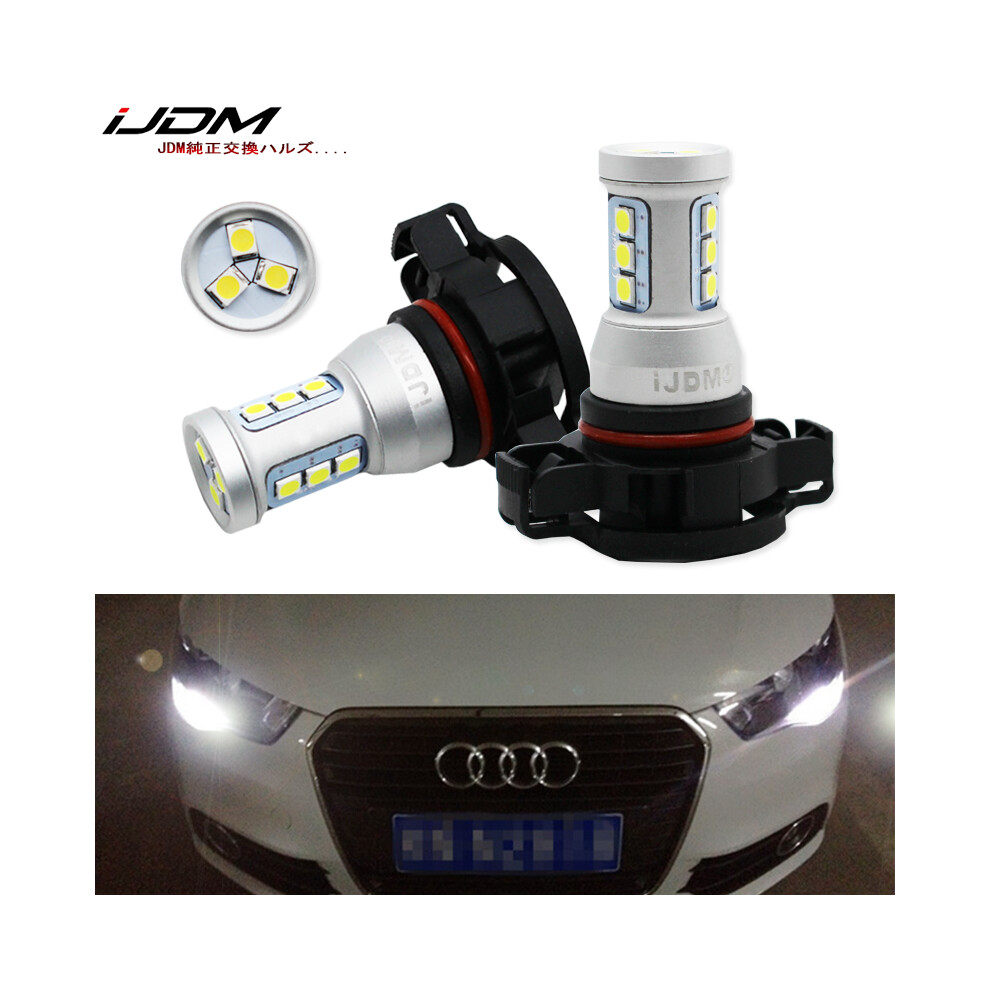 Canbus H16 Led 5202 Ps19w Psy24w Led Bulbs For Audi A3 8P 2008+ Led Drl 9158106961891