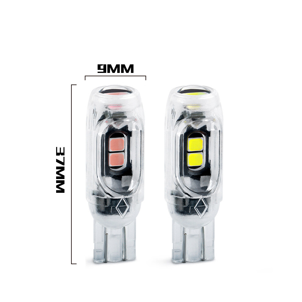 Strobe Flash 7 Color T10 Led W5w 194 168 Plastic Protect 5Smd 3030 Interior 9158106963901
