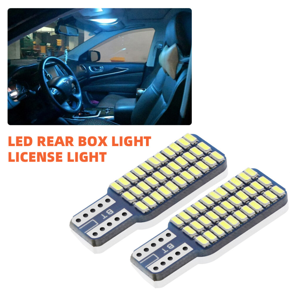 1Pcs T10 Led Bulbs Canbus W5w 3014 33Smd 168 194 6000K Interior Dome Reading 9158106962836