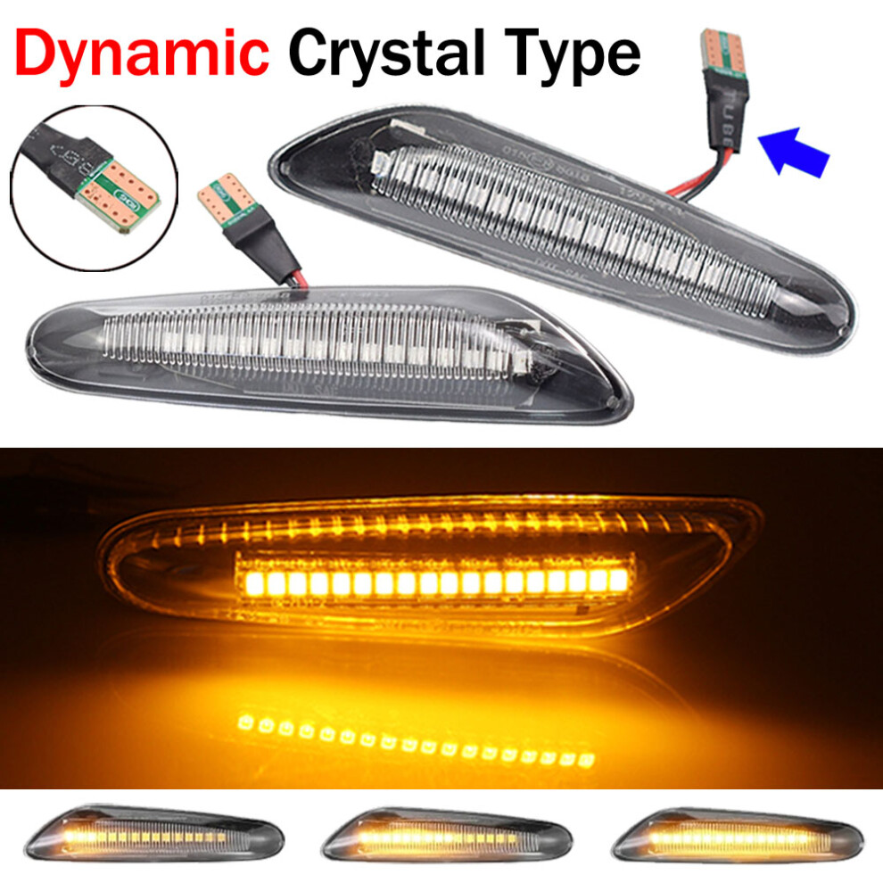 Sequential Flashing Led Turn Signal Side Marker Car Blinker For Light 9158106966810
