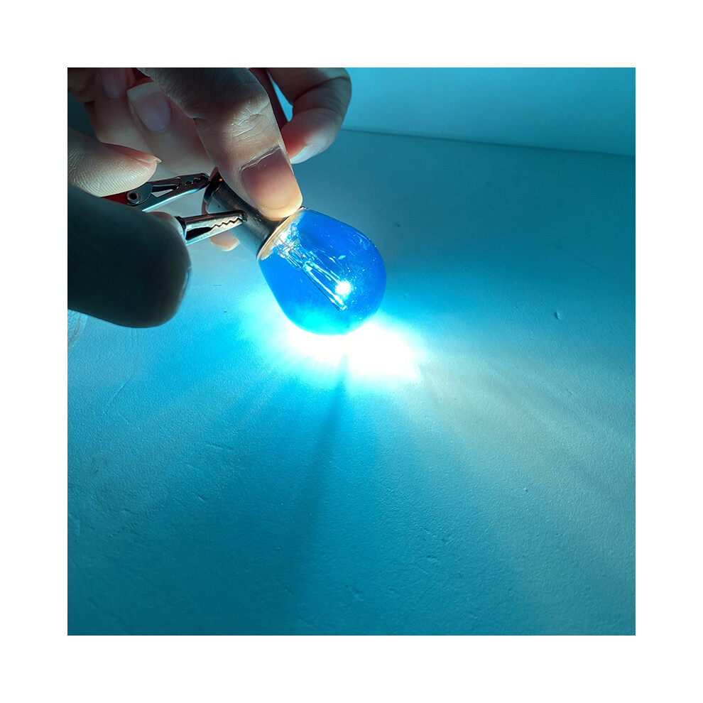 1X S25 Bulb Ba15s 12V 21W 382 P21w /Clear//Amber/Red Color Auto Blue/Yellow/Amber 9158106967084