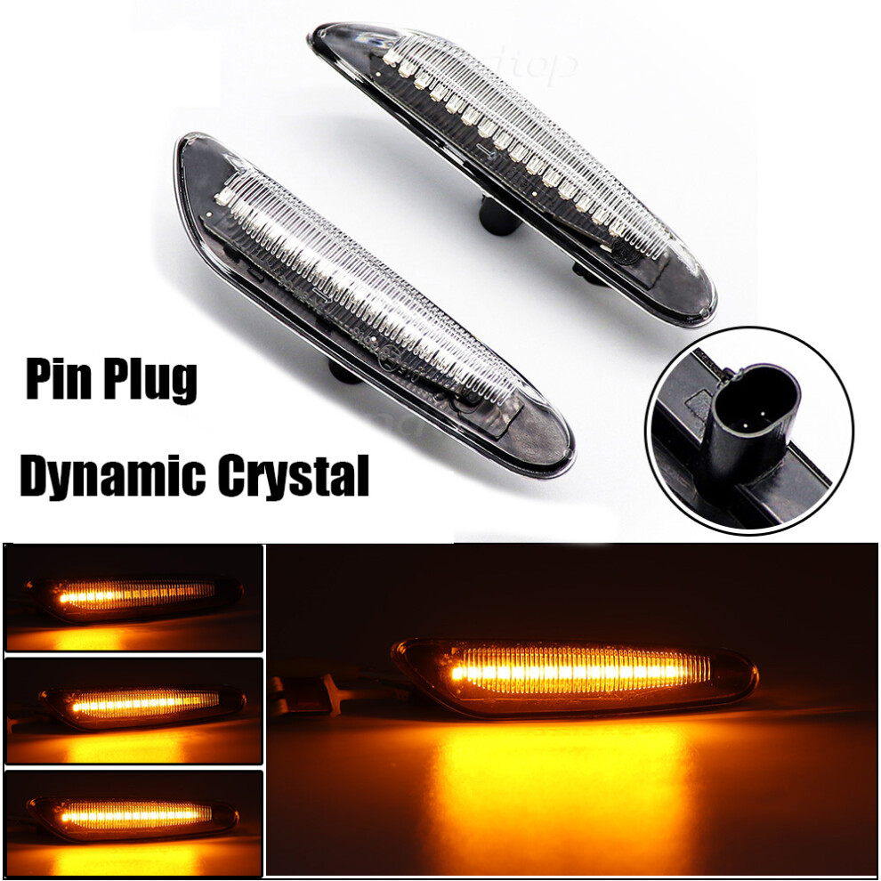 Led Dynamic Side Marker Mirror Indicator Lamp Flowing Water Turn Signal 9158106970480