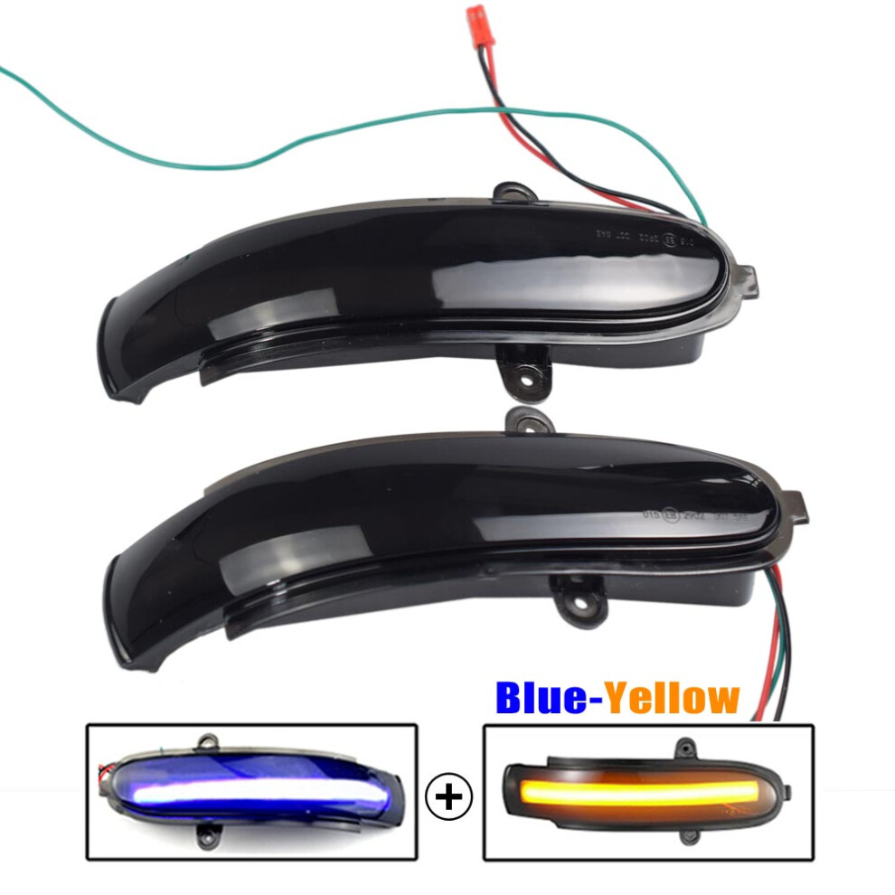 2Piece Led Flowing Turn Signal Sequential Side Mirror Indicator Car Light 9158106970213