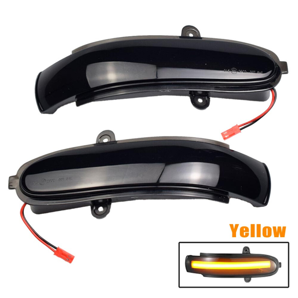 2Piece Led Flowing Turn Signal Sequential Side Mirror Indicator Car Light 9158106965851