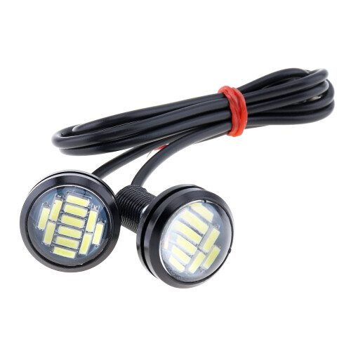 DC 12V 18W Eagle Eye LED 23mm Hawkeye Reverse Backup car light High Power