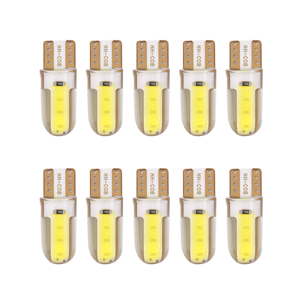 10Pcs 12Smd Led W5w T10 194 168 Cob Led Parking Bulb Auto Wedge Clearance 9158106966445