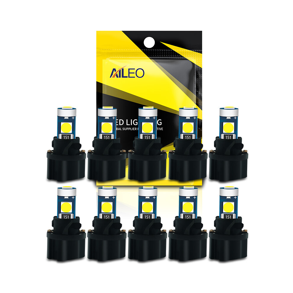 10pcs High Bright T5 W1.2W W3W PC74 PC37 LED with Twist Lock Socket Instrument-image-OPC-PFH6WV5-NEW