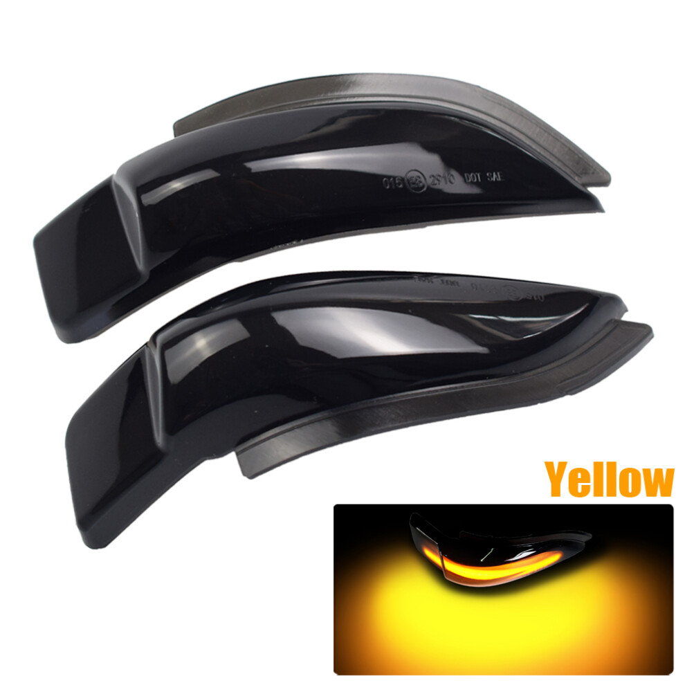 2X Sequential Blinker Side Mirror Indicator Turn Signal Car Amber/Light 9158106968067