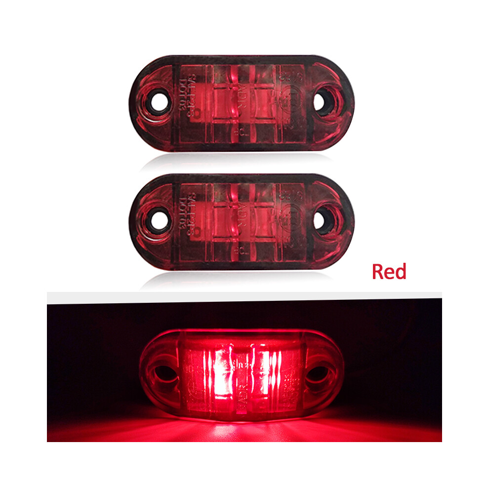 2Pcs 12V 24V Led Side Marker Car S Warning Tail Car Auto External Light 9158106967718