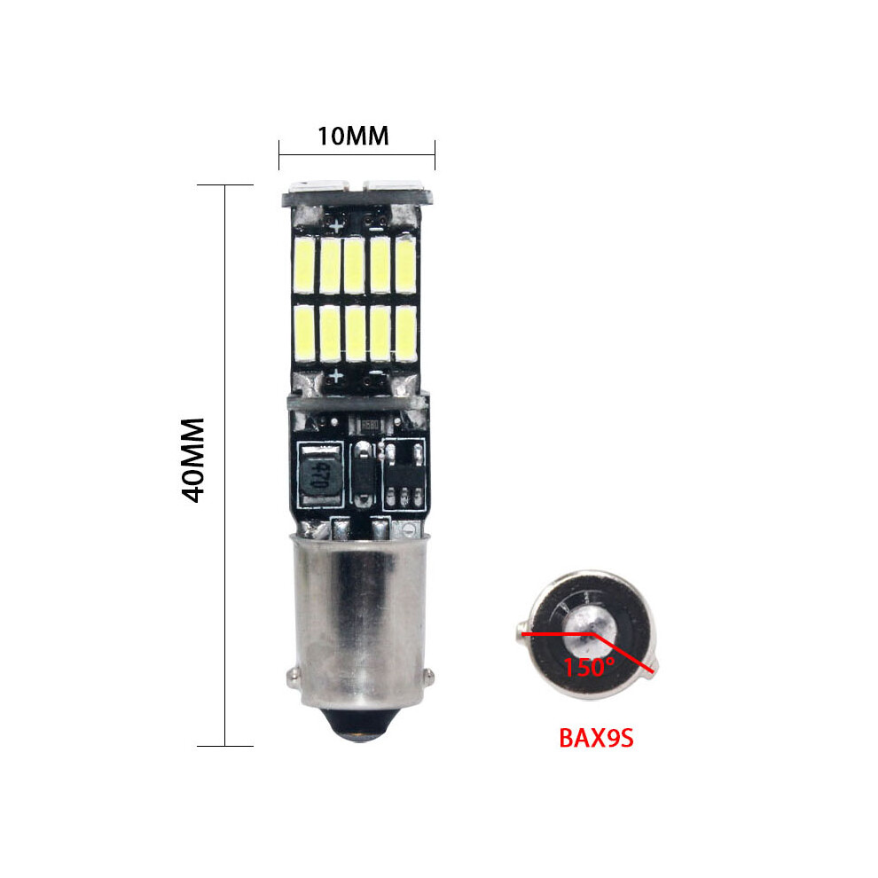 1Pc Canbus Ba9s Bax9s Bay9s H21w T4w H6w W5w Led T10 Led 4014 26 Led Side 9158106969545