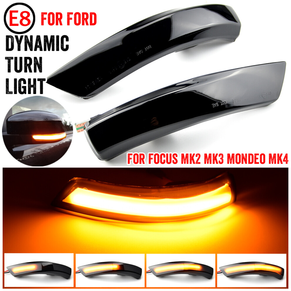 For Ford Focus 2 Mk2 Focus 3 Mk3 3.5 For Mondeo Mk4 Eu Dynamic Turn Signal 9158106973061