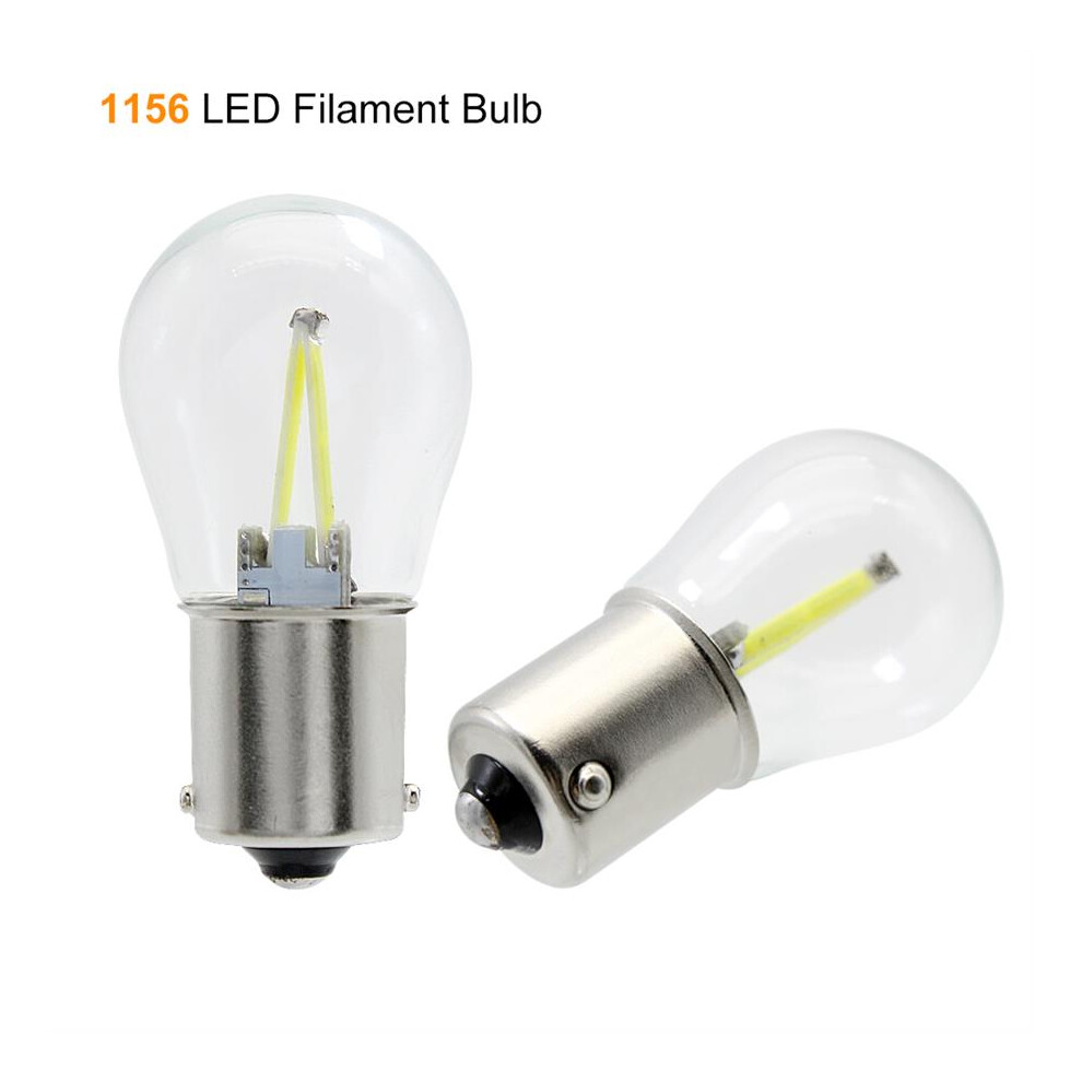1X P21w Led 1156 Ba15s Bau15s 1157 Bay15d Cob Filament Brake Car Light 9158106974426