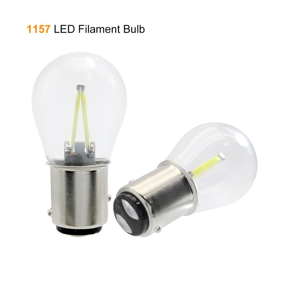 1X P21w Led 1156 Ba15s Bau15s 1157 Bay15d Cob Filament Brake Car Light 9158106974549