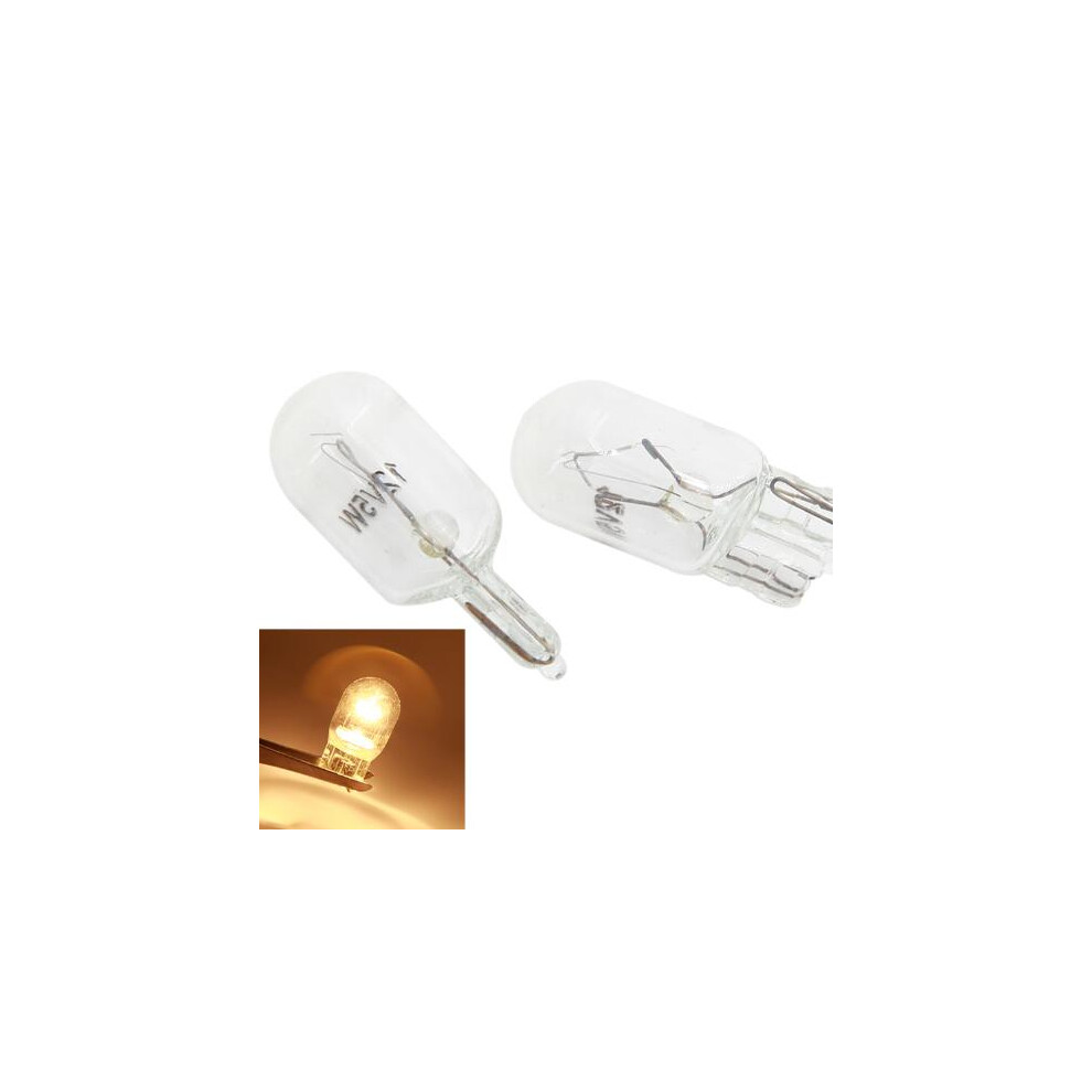 10/20Pcs T10 Halogen W5w 194 158 Wedges 12V 5W Xexon Lamp Warm White/Amber 9158106974488