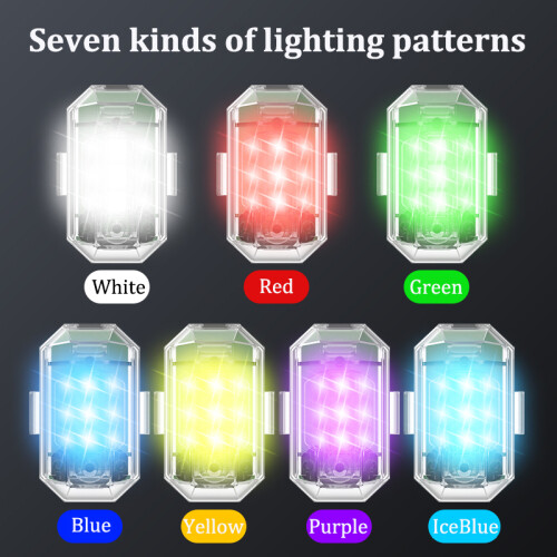 LED Strobe car light Wireless Remote Control for Motorcycle Bike Scooter 1