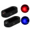 2Pcs LED Solar Powered Fake Security car light Simulated Dummy Alarm Wireless 1