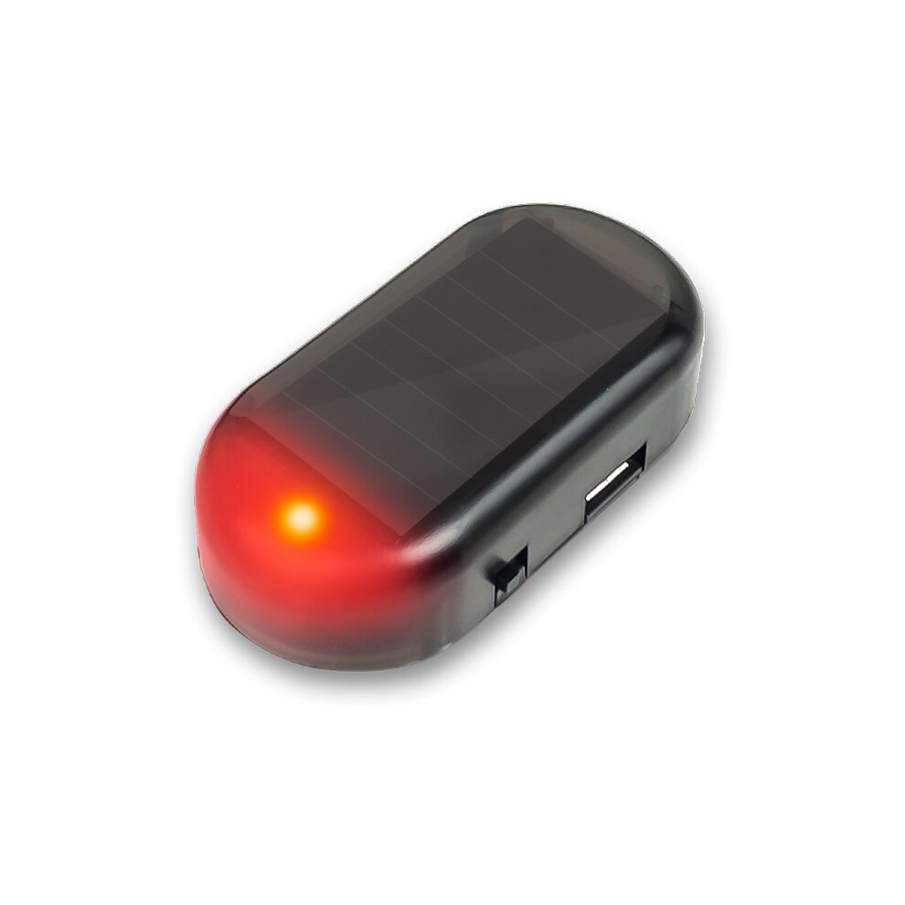2Pcs Led Solar Powered Fake Security Car Simulated Dummy Alarm Wireless Light 9158106978950