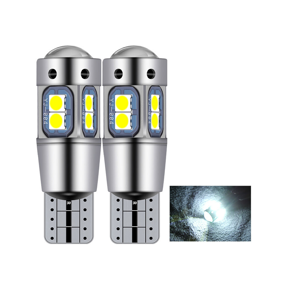 2Pcs Super Brigh T10 W5W 168 192 Led Tail car light White 3030 10SMD 12V-image-OPC-PFH6XVJ-NEW