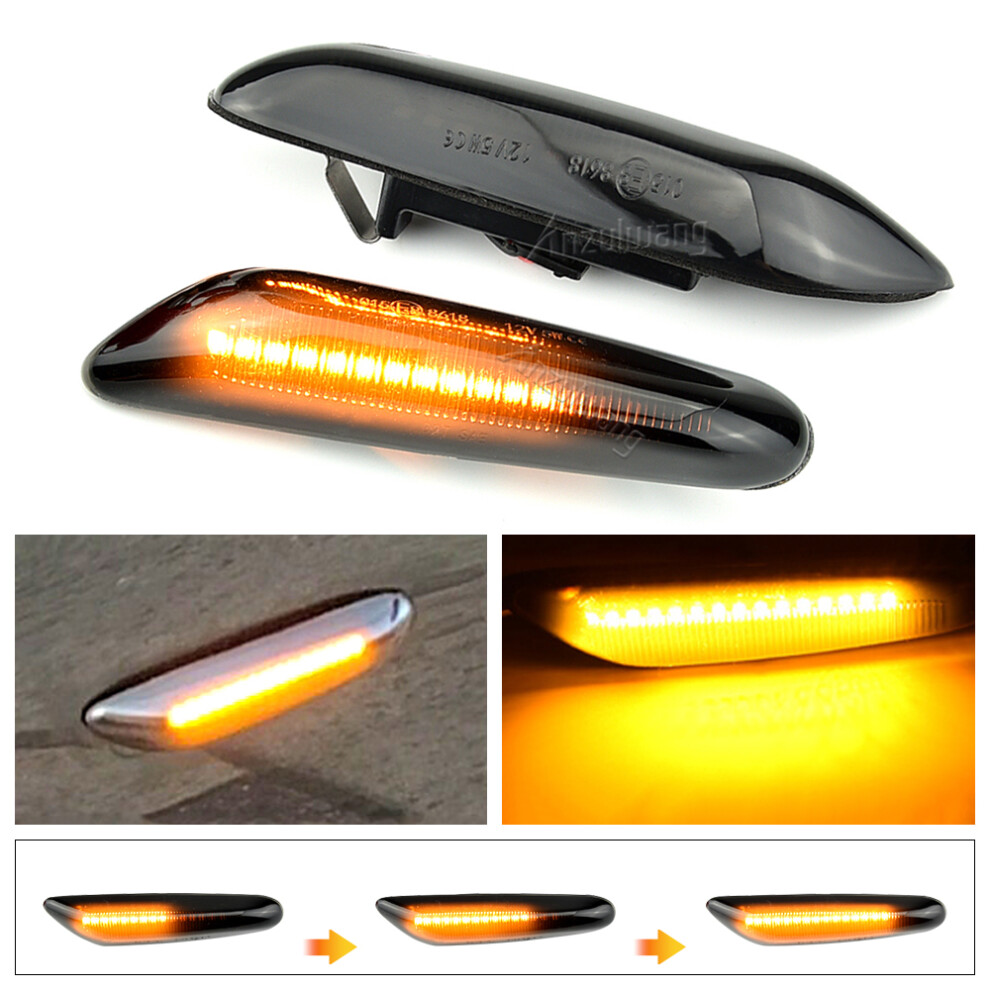 Dynamic Flowing Led Turn Signal Side Marker Car Blinker Lamp For Light 9158106975294