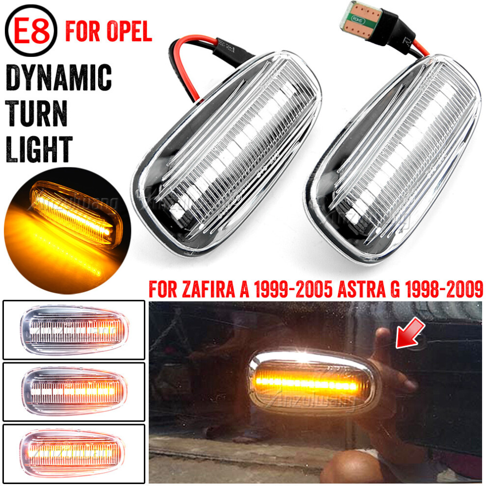For Opel Zafira A 1999-2005 Astra G 1998-2009 Led Dynamic Side Marker 9158106975638