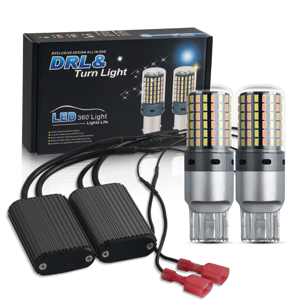 2Pcs 1156 Ba15s P21w Bau15s Py21w Canbus Led Car Lights 7440 W21w T20 9158106975867