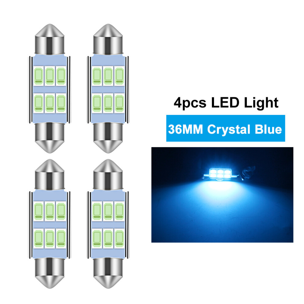 4Pc 36Mm Number License Plate Car Led Bulb For Bmw E39 E36 E46 E90 Light 9158106976420
