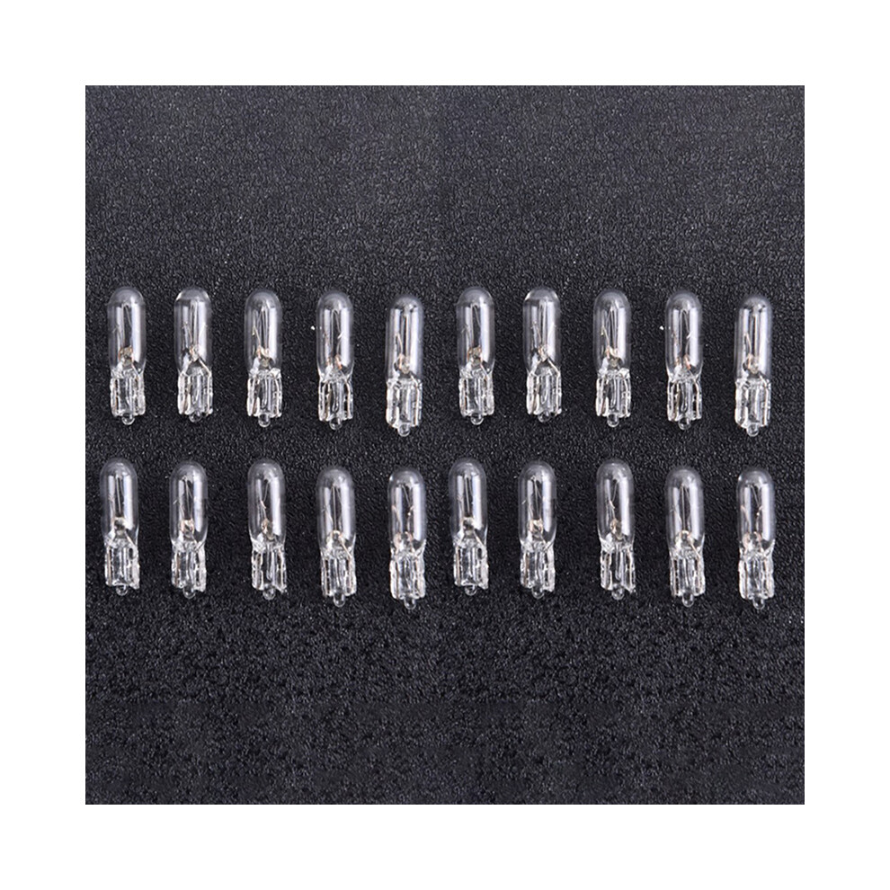 20X Halogen T5 W2w Bulb 12V 1.2W Instrument Car Dashboard Bulb Auto Light 9158106977526