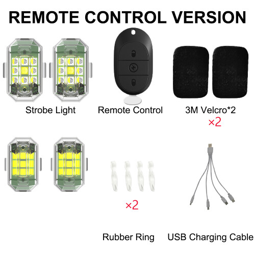 Donwof Strobe car light M3 Motorcycle Flash Led Anti-collision Warning