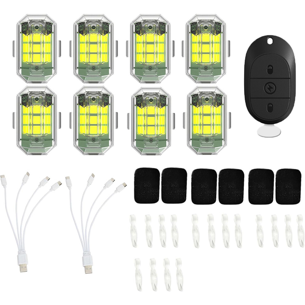 Donwof Strobe Car M3 Motorcycle Flash Led Anti-Collision Warning Light 9158106985217