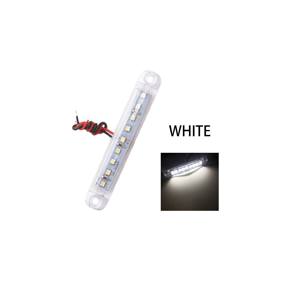 2Pcs 24V 9Led Truck Trailer Side Marker Indicator Car Signal Brake Light 9158106980205