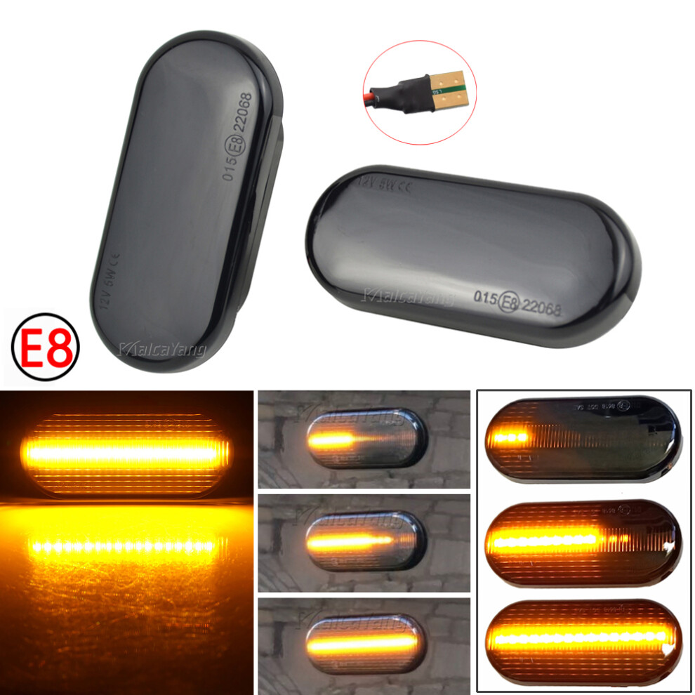 Side Fender Marker Led Dynamic Turn Signal Car Indicator Blinker Light 9158106980236