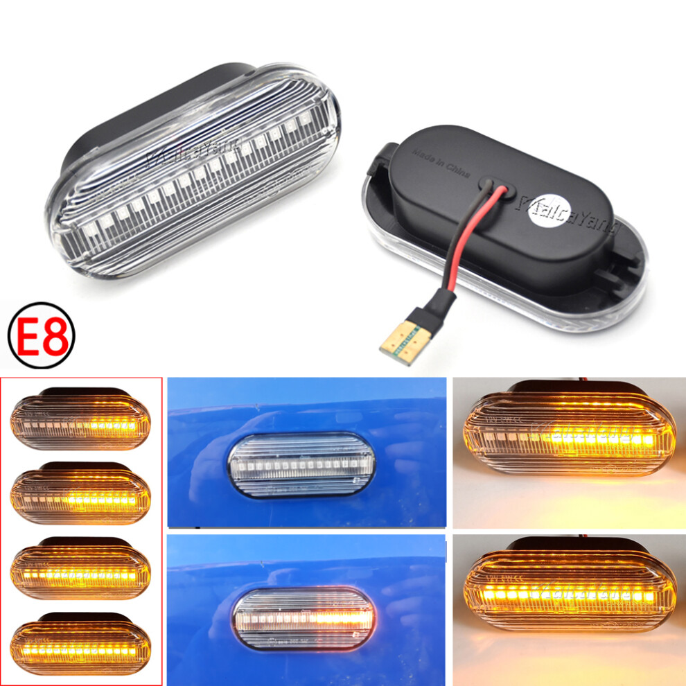 Side Fender Marker Led Dynamic Turn Signal Car Indicator Blinker Light 9158106985194