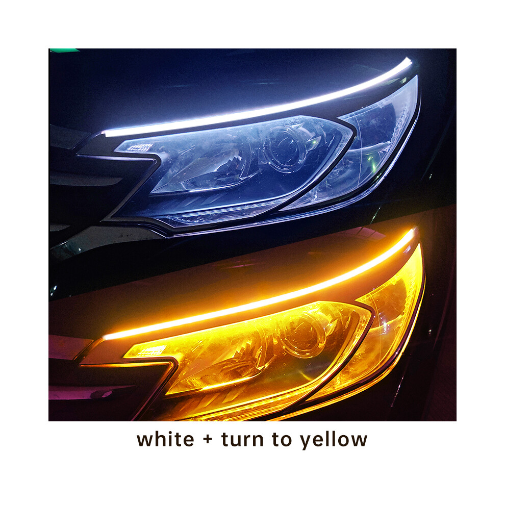 2Pcs Led Drl Daytime Running Car For Car Ing Strip Flexible Light 9158106989673