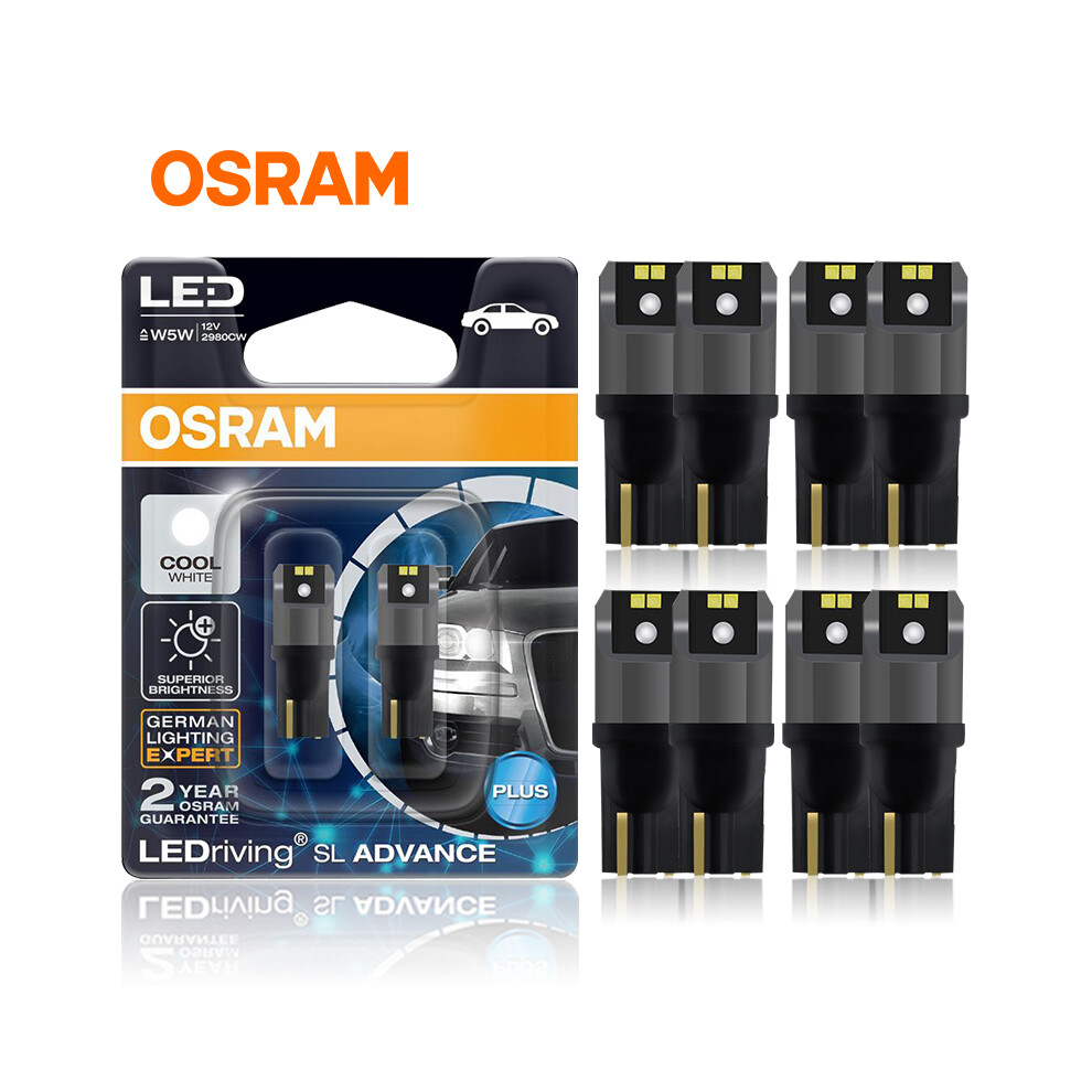 Osram 6000K T10 Led Bulb W5w 194 501 Interior Car Ledriving Sl Advance Light 9158106981882