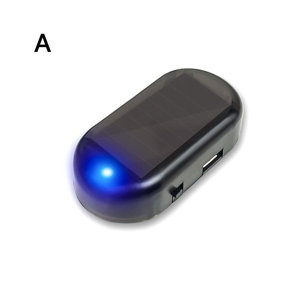 Fake Security Car Solar Powered Simulated Dummy Alarm Wireless Warning Light 9158106982056
