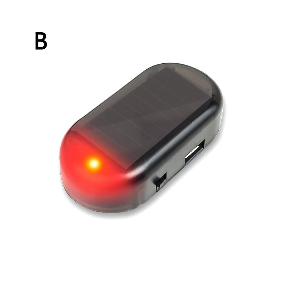 Fake Security Car Solar Powered Simulated Dummy Alarm Wireless Warning Light 9158106982803
