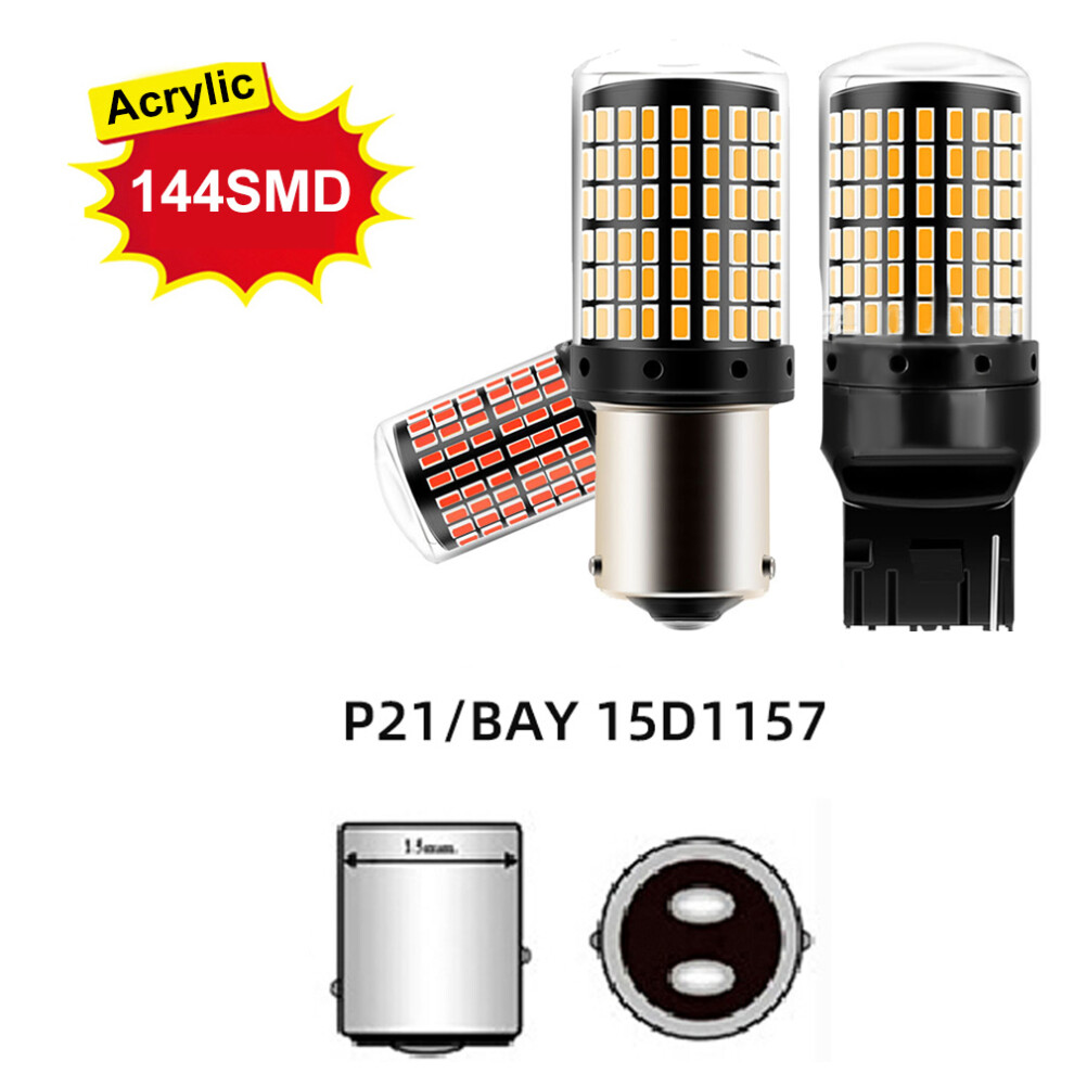 2x P21W PY21W LED Bulb Ba15s 1156 Bau15s T20 WY21W W21W 7443 High Power-image-OPC-PFH6YXW-NEW