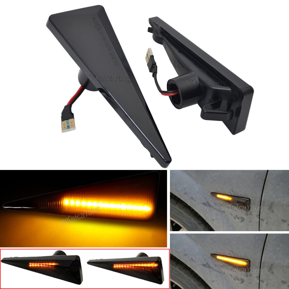 2pieces Led Dynamic Side Marker Turn Signal car light For Renault Megane-image-OPC-PFH6ZGC-NEW