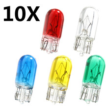 T10 Halogen W5w 194 158 Wedges 12v 5w Xexon Lamp White Amber Instrument