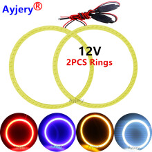 2x Angel Eyes 60mm 70mm 80mm 90mm 100mm 110mm 120mm Halo Ring Led Fog