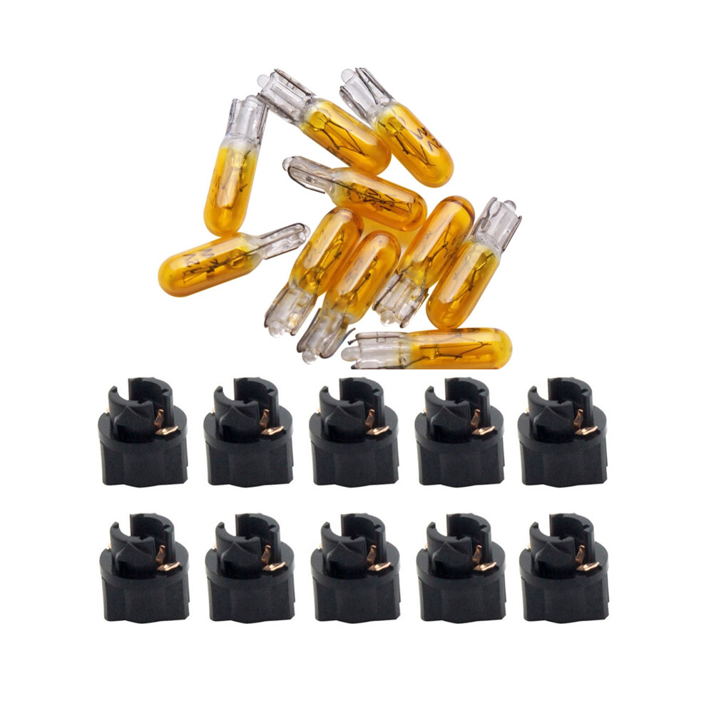 #2721 T5-V2 Lamp Auto Bulb Automotive Car Lightbulb 12V 1.2W Fit T5 Halogen 9158107025158
